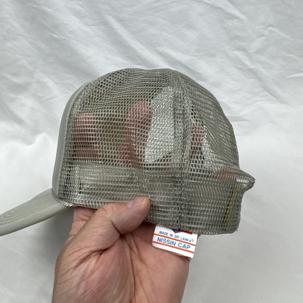 Mt Rushmore Hat Cap Snapback Adult One Size Gray Mesh Funny Vintage Nissin - Picture 5 of 11
